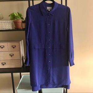 100% Silk Shirt Dress